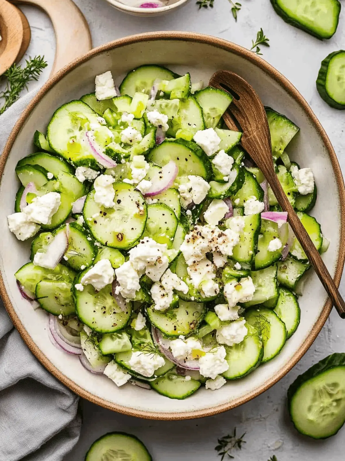 Cucumber and Feta Salad