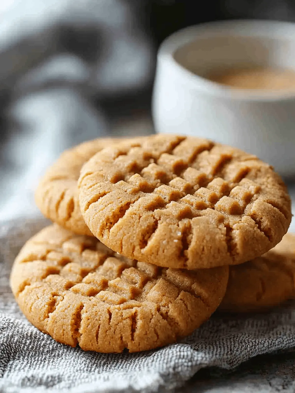 Soft Peanut Butter Cookies