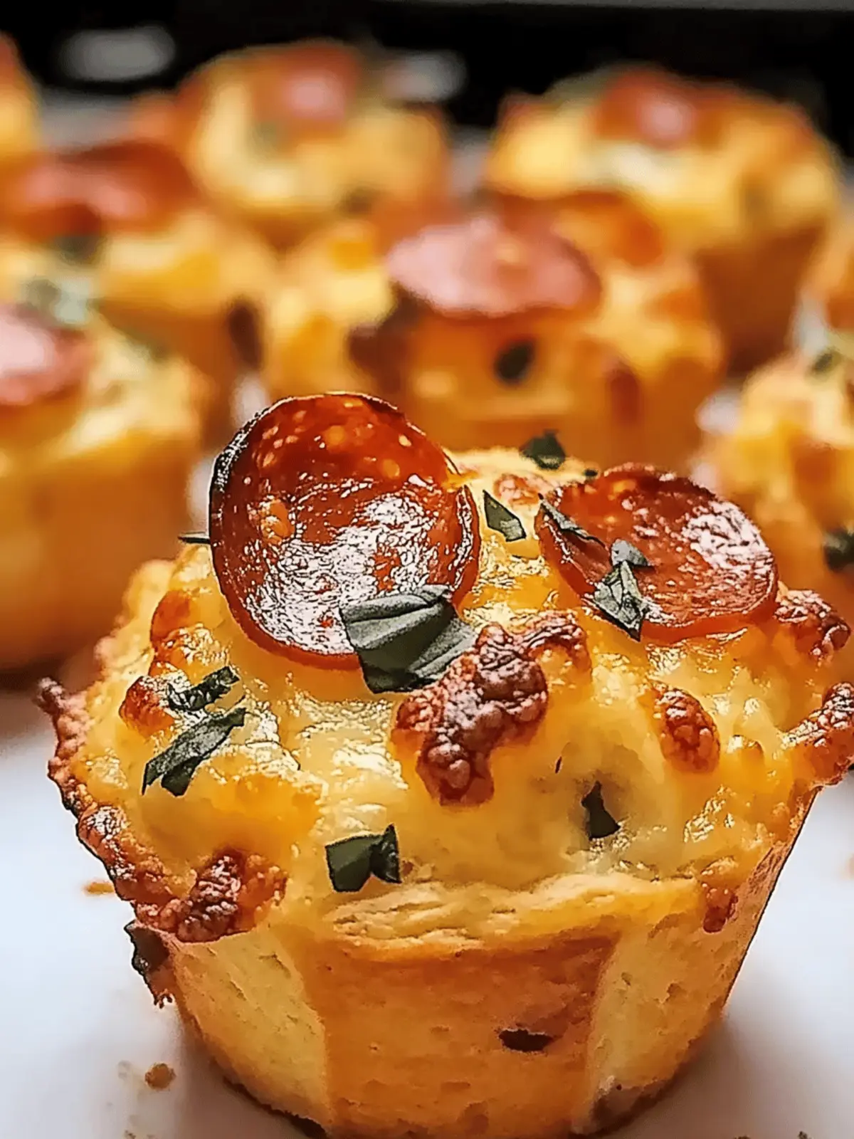 Easy Pizza Muffins with Biscuits