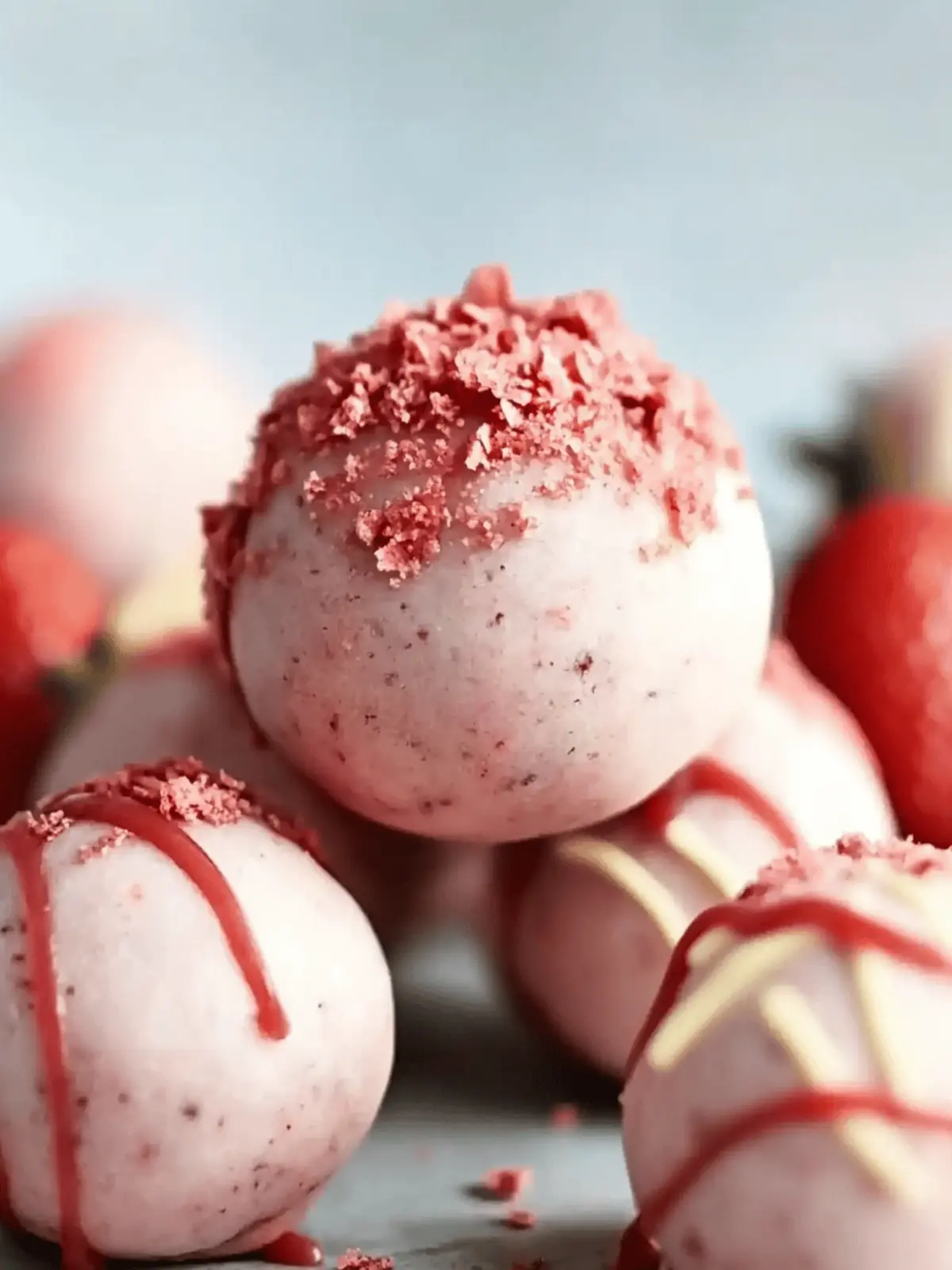 Strawberry Cheesecake Protein Balls