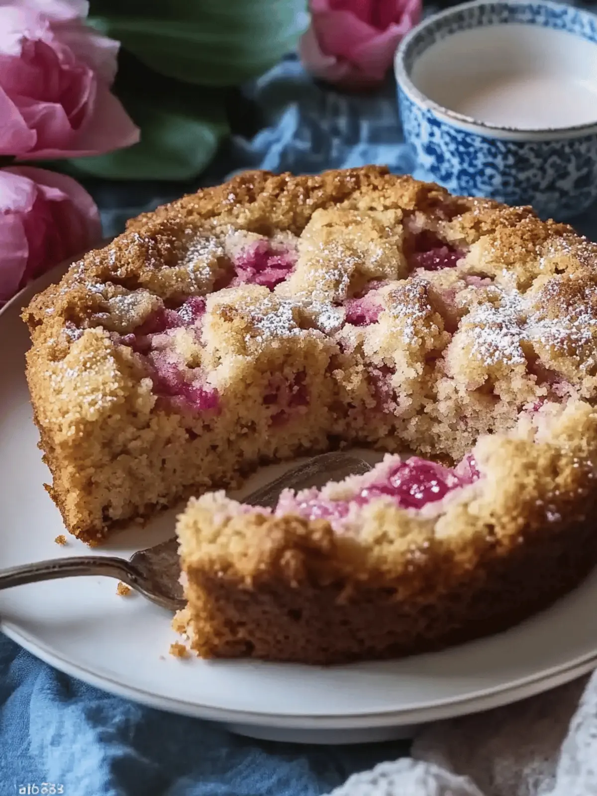 Rhubarb Coffee Cake