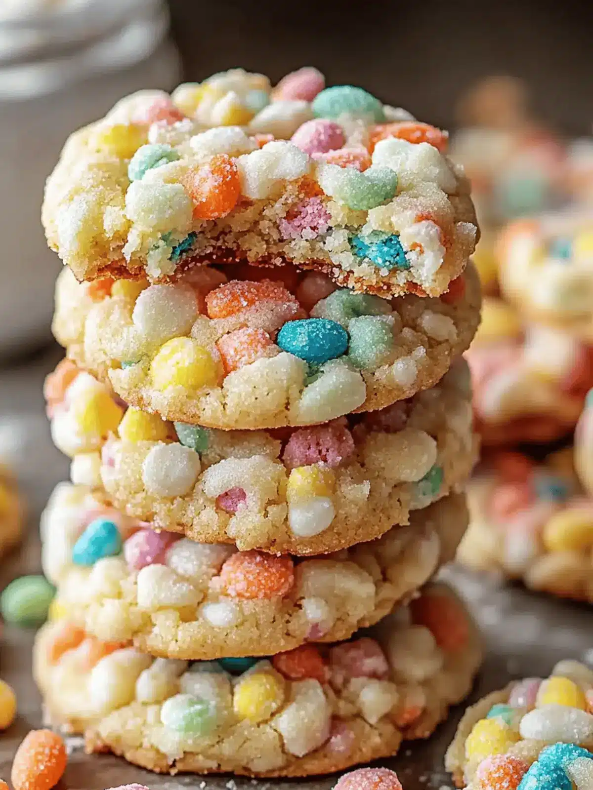 Irresistible Fruity Pebble Cookies