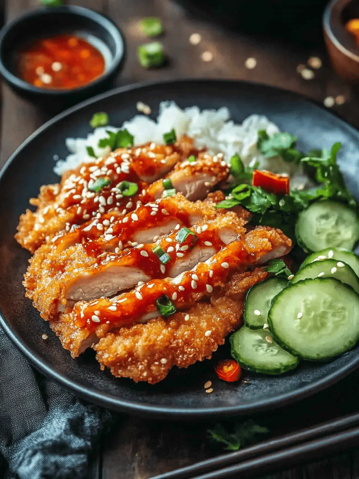 Spicy Korean Chicken Katsu