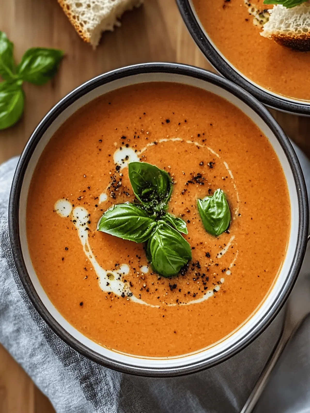 Creamy Tomato Basil Soup