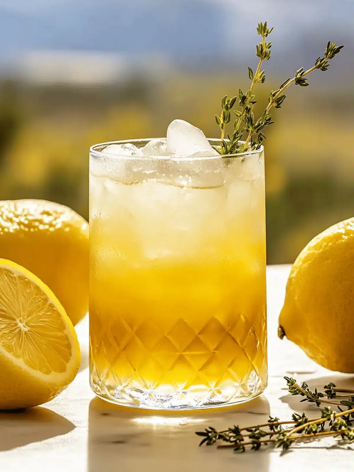 Honey Lemon Thyme Refresher