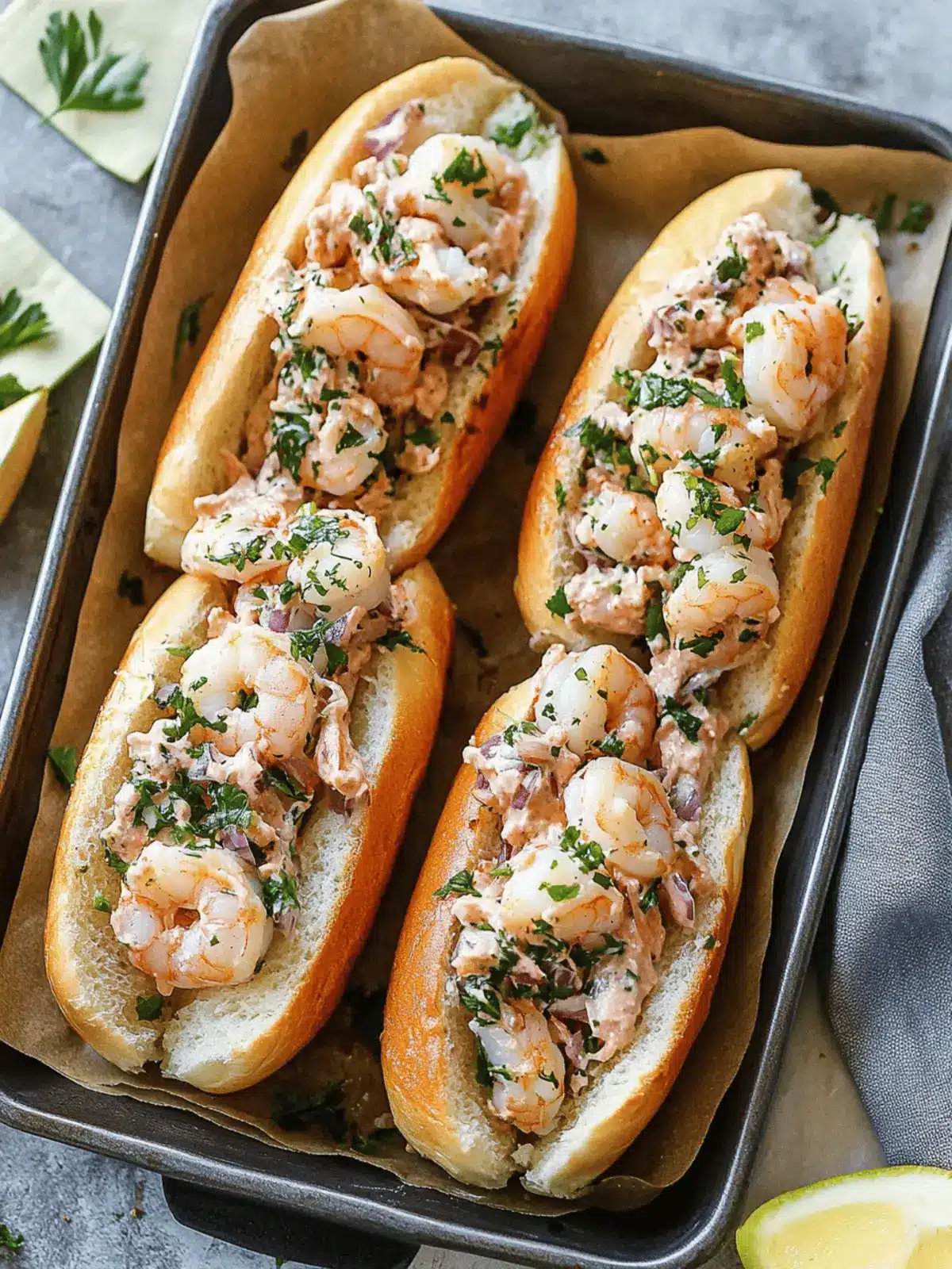 East Coast Shrimp Rolls