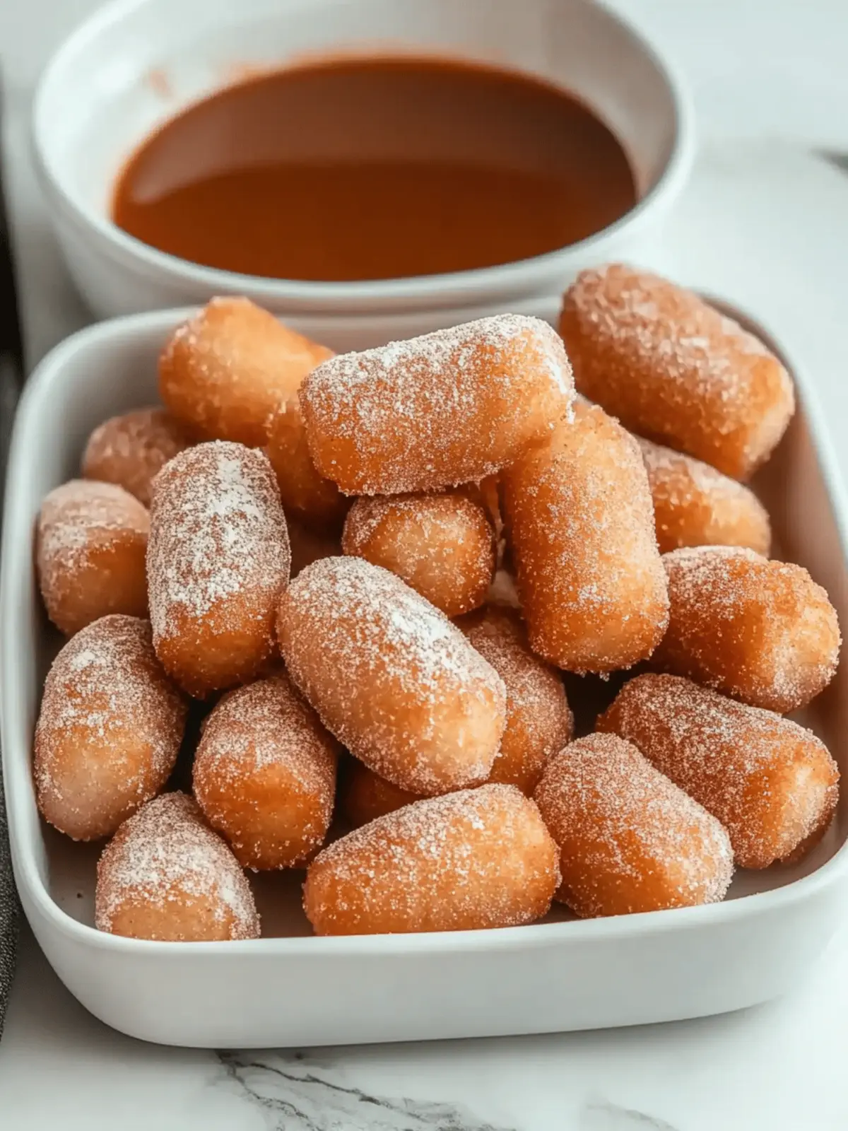 Sweet Air Fryer Churro Bites
