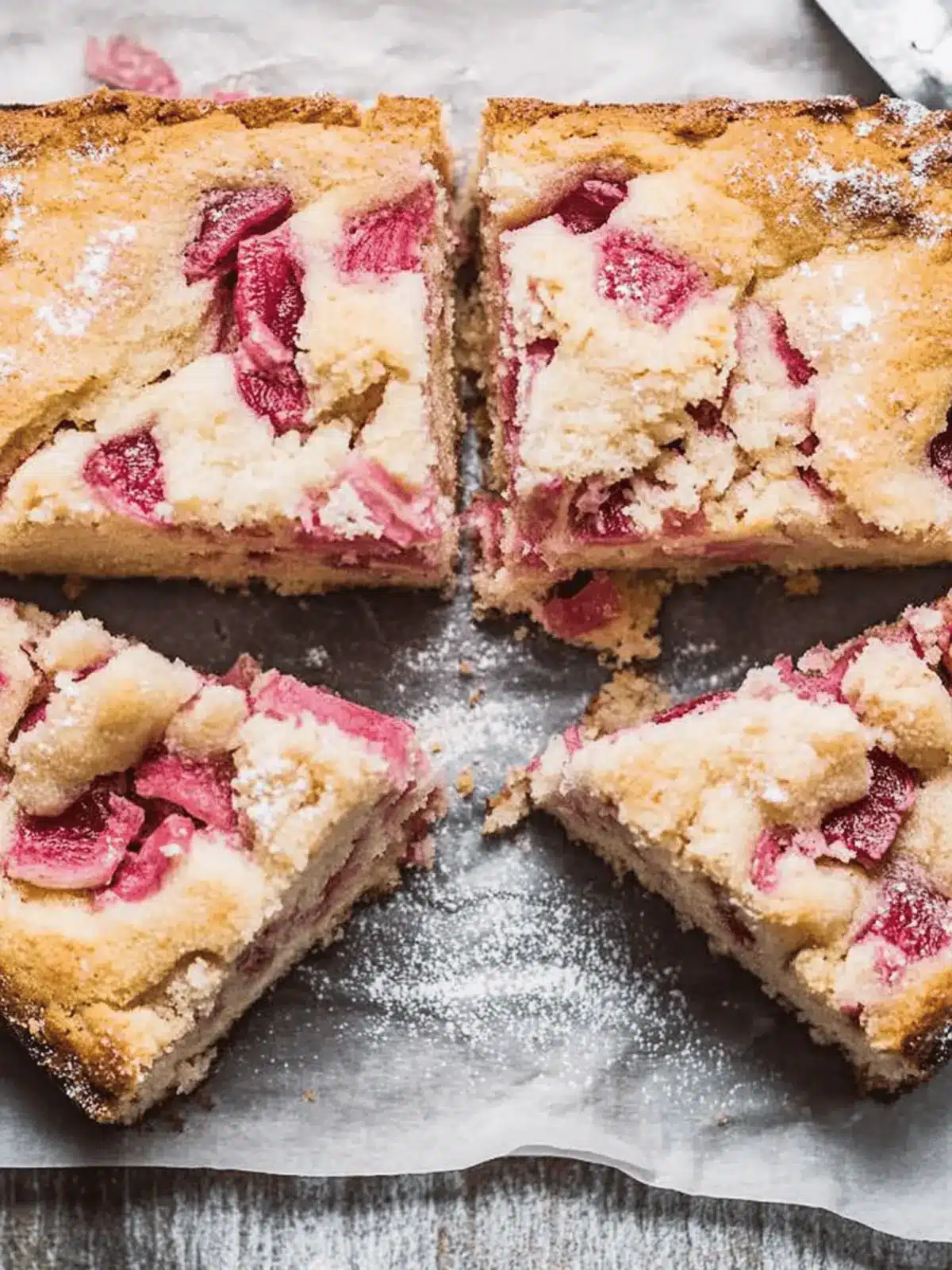 Rhubarb Cake