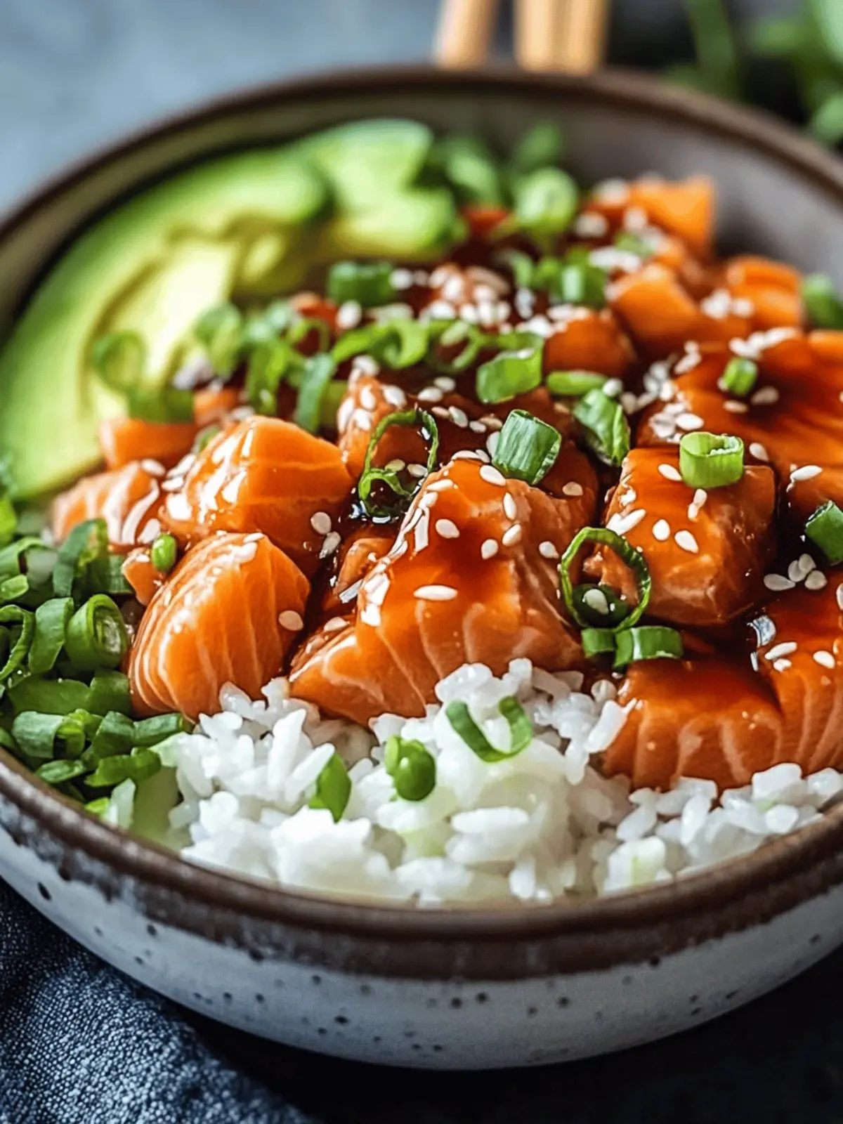 Crispy Salmon and Rice Bowl