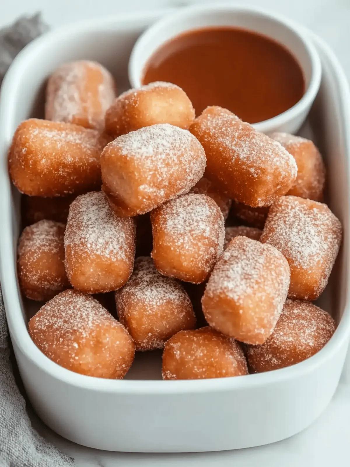 Sweet Air Fryer Churro Bites