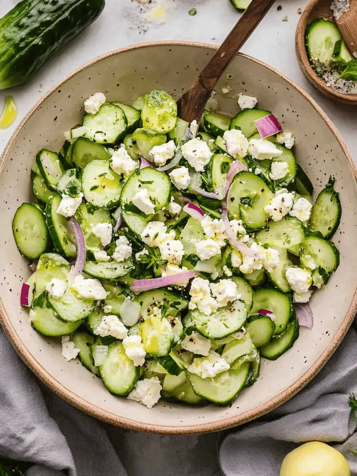 Cucumber and Feta Salad
