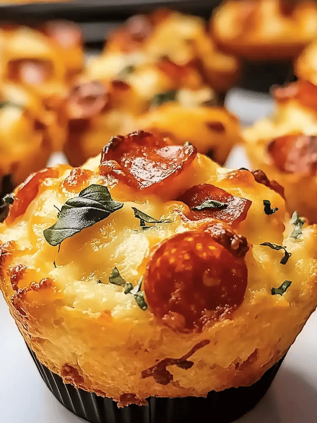Easy Pizza Muffins with Biscuits