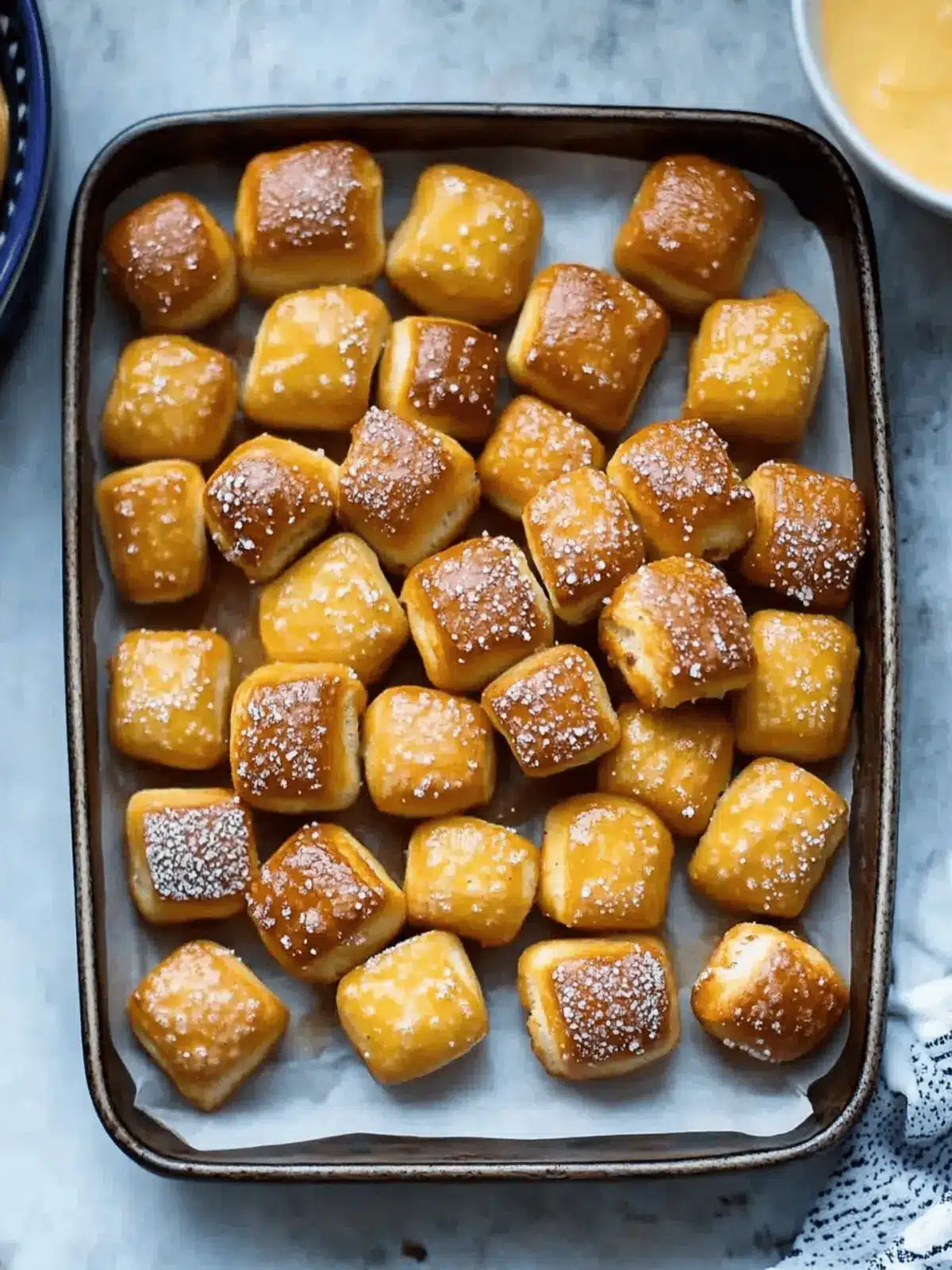 Homemade Soft Pretzel Bites