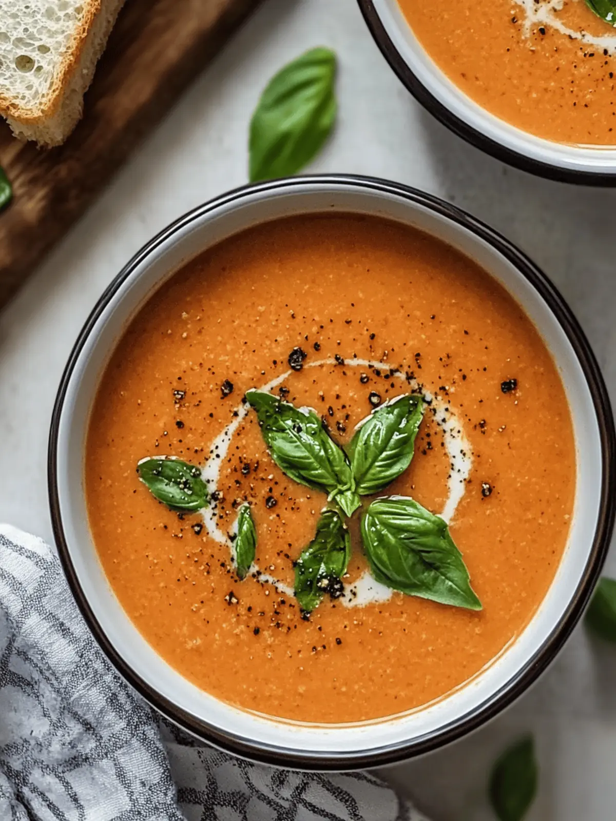 Creamy Tomato Basil Soup