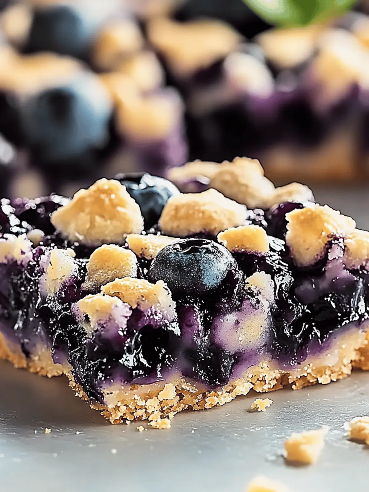 Blueberry Pie Cookie Bars