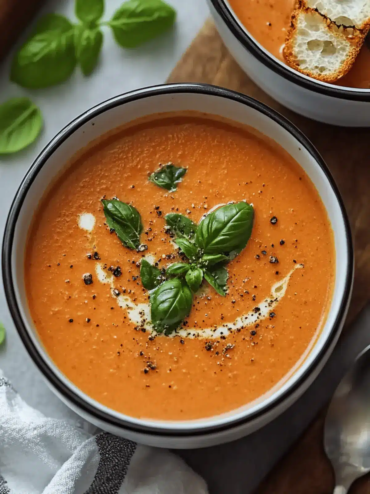 Creamy Tomato Basil Soup