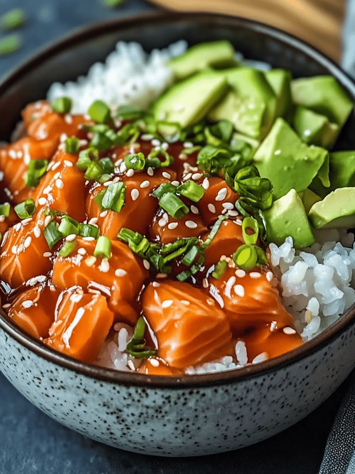 Crispy Salmon and Rice Bowl