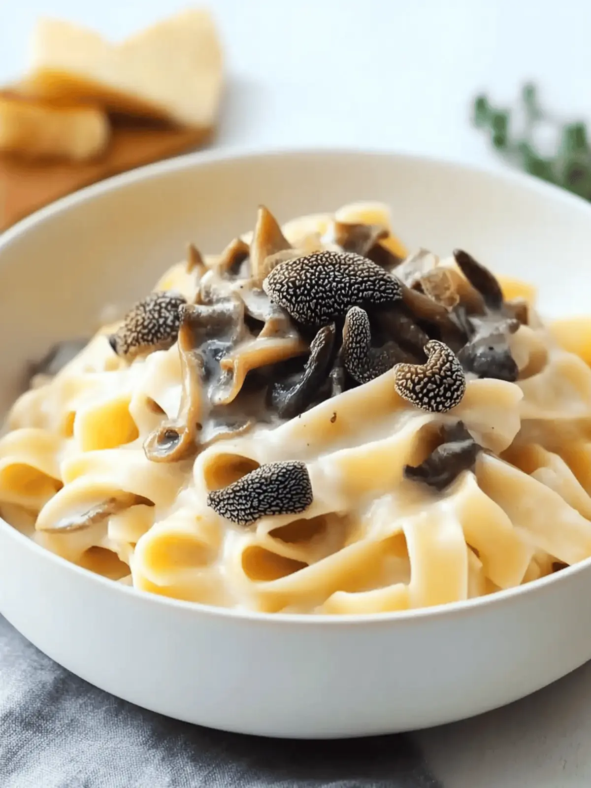 Pasta with Morel Mushrooms