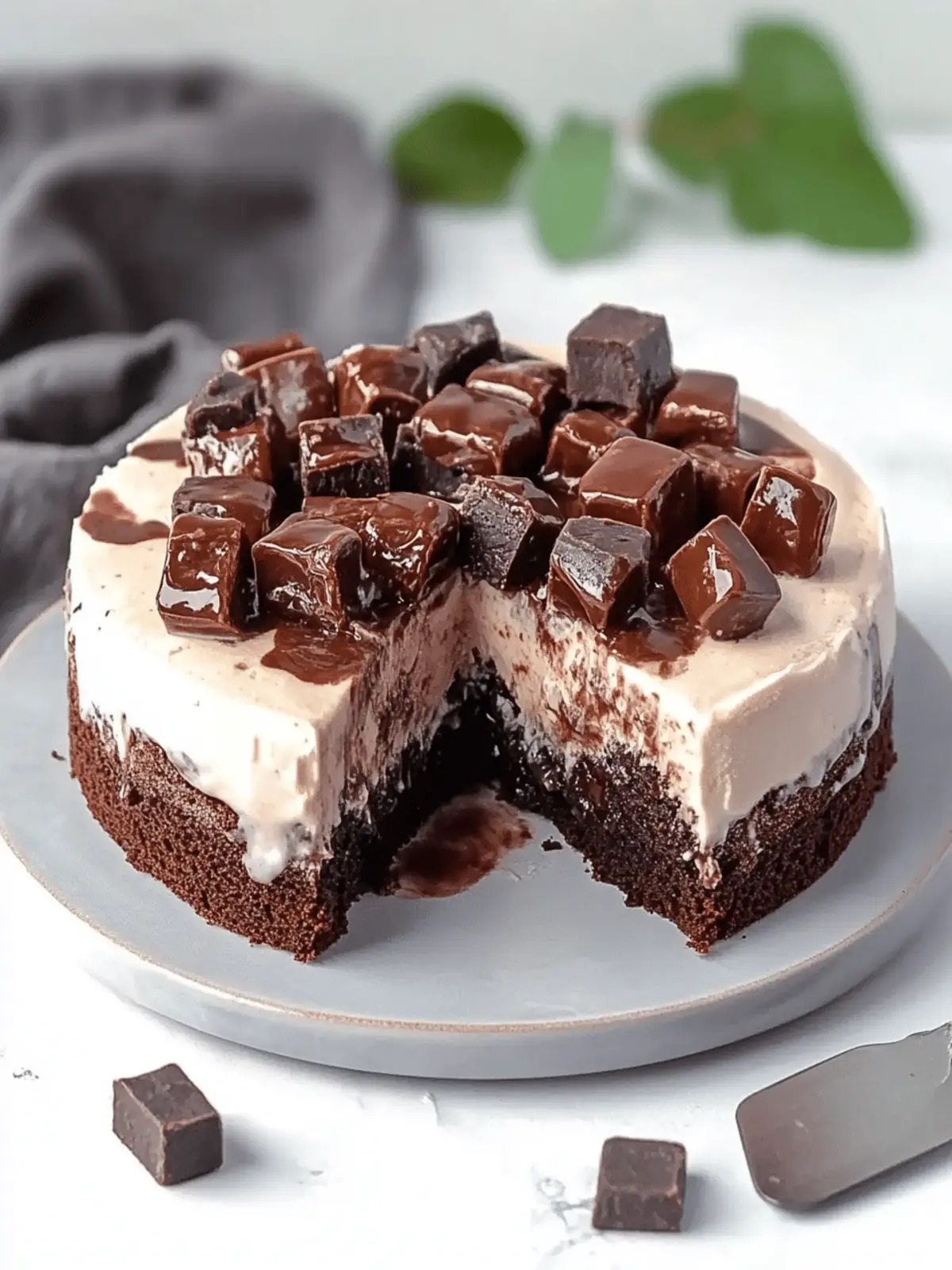 Brownie Ice Cream Cake
