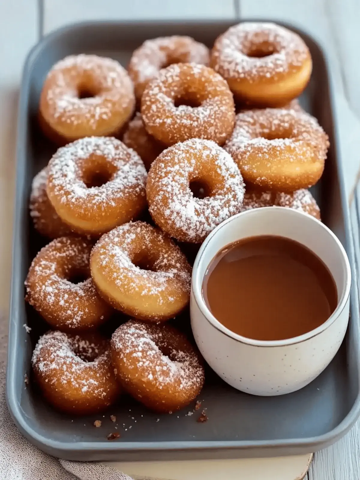Sweet Churro Donut Bites