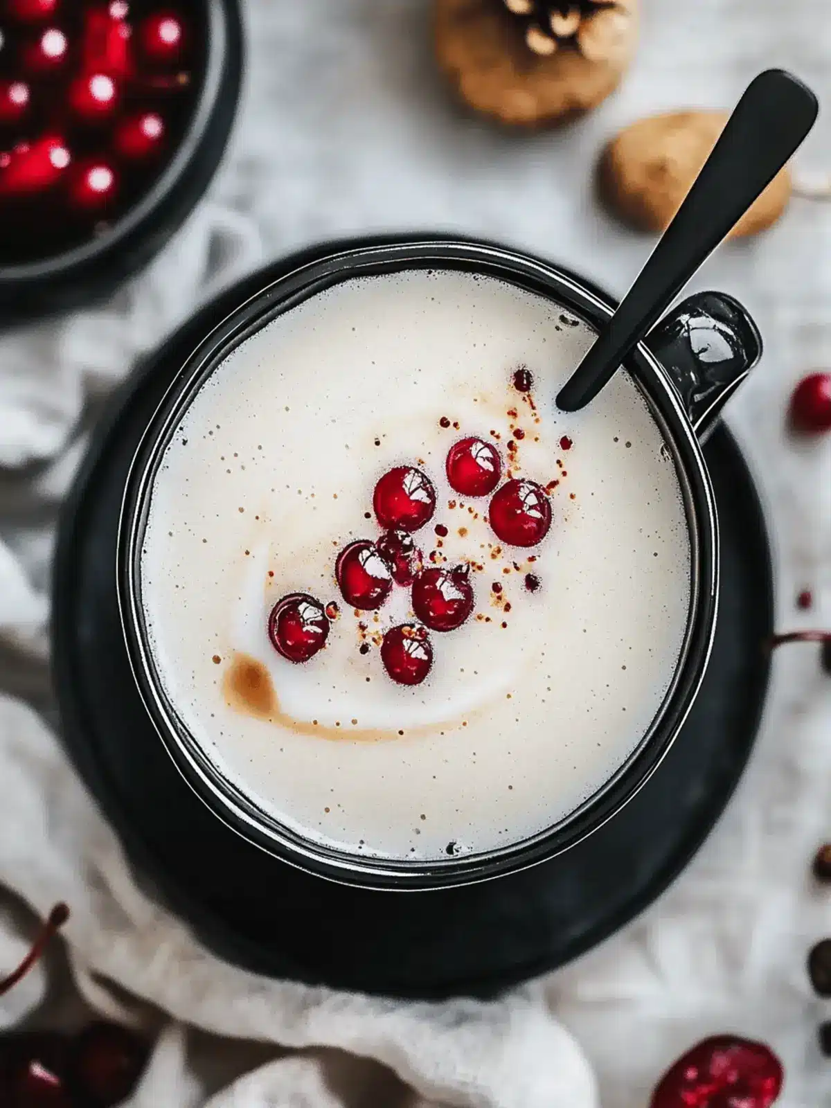 Cherry Vanilla Tea Latte