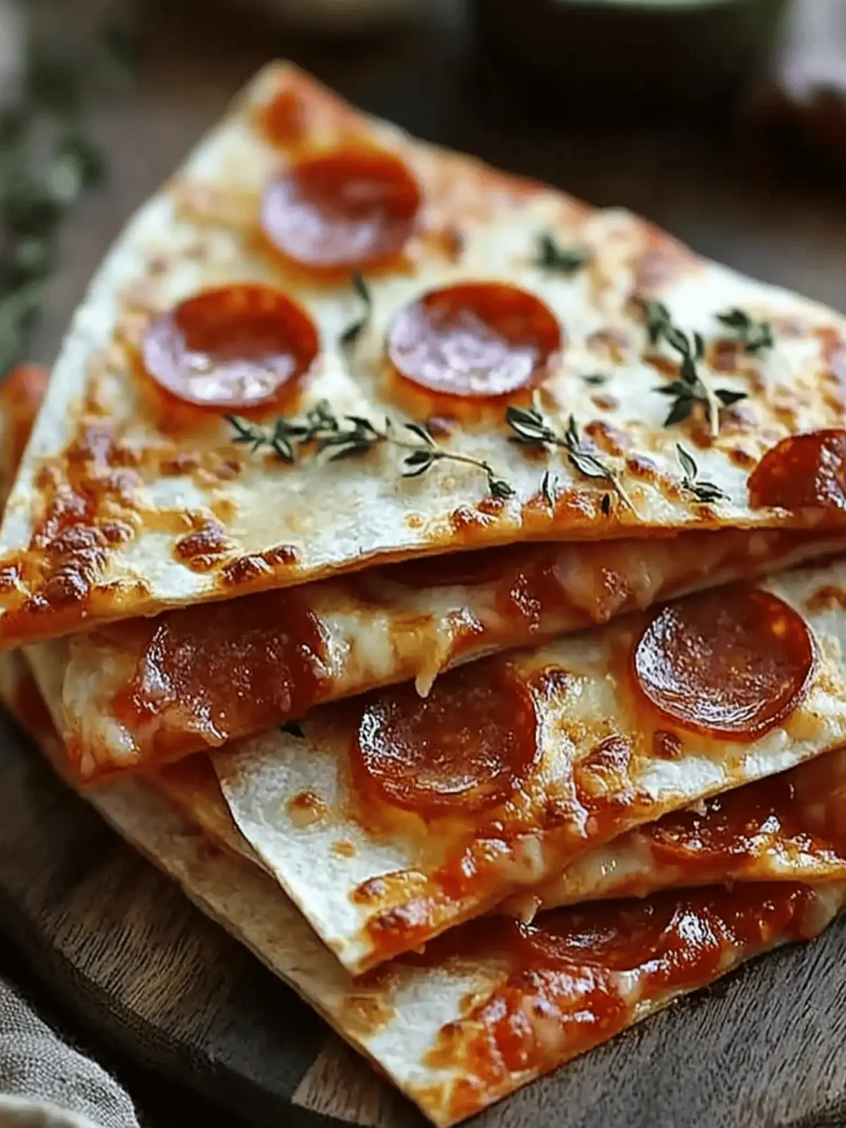 Pepperoni Pizzadillas