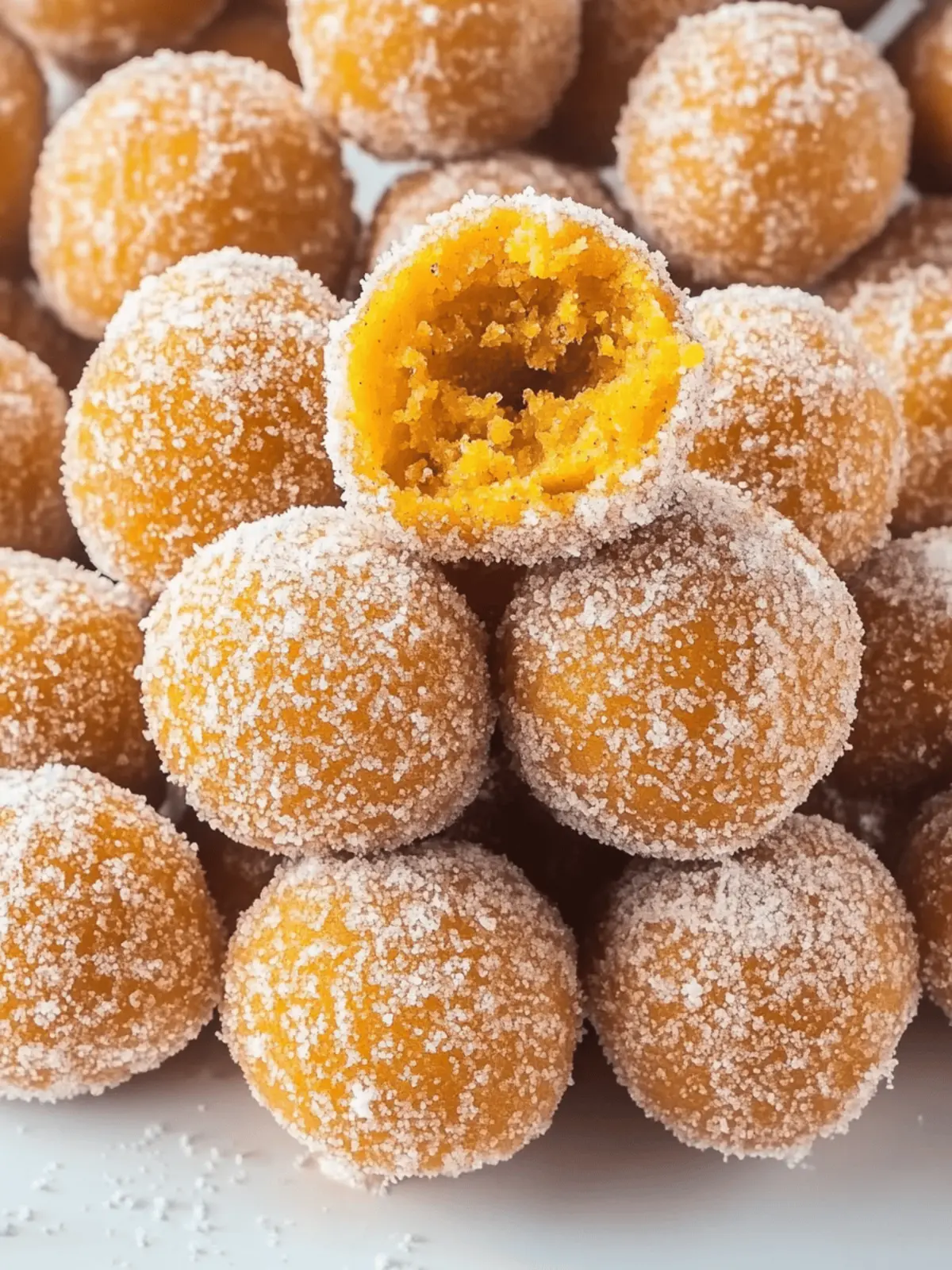 Pumpkin Donut Holes