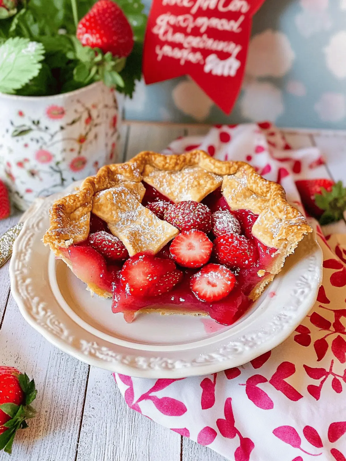 Strawberry Rhubarb Pie