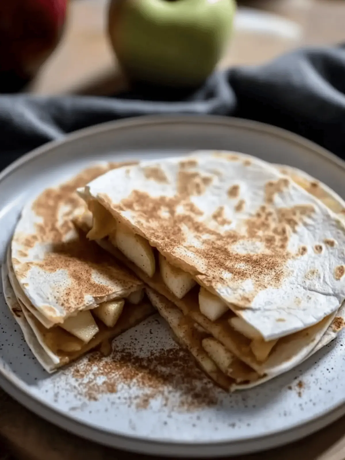 Apple Cinnamon Breakfast Quesadillas: A Tasty Start!