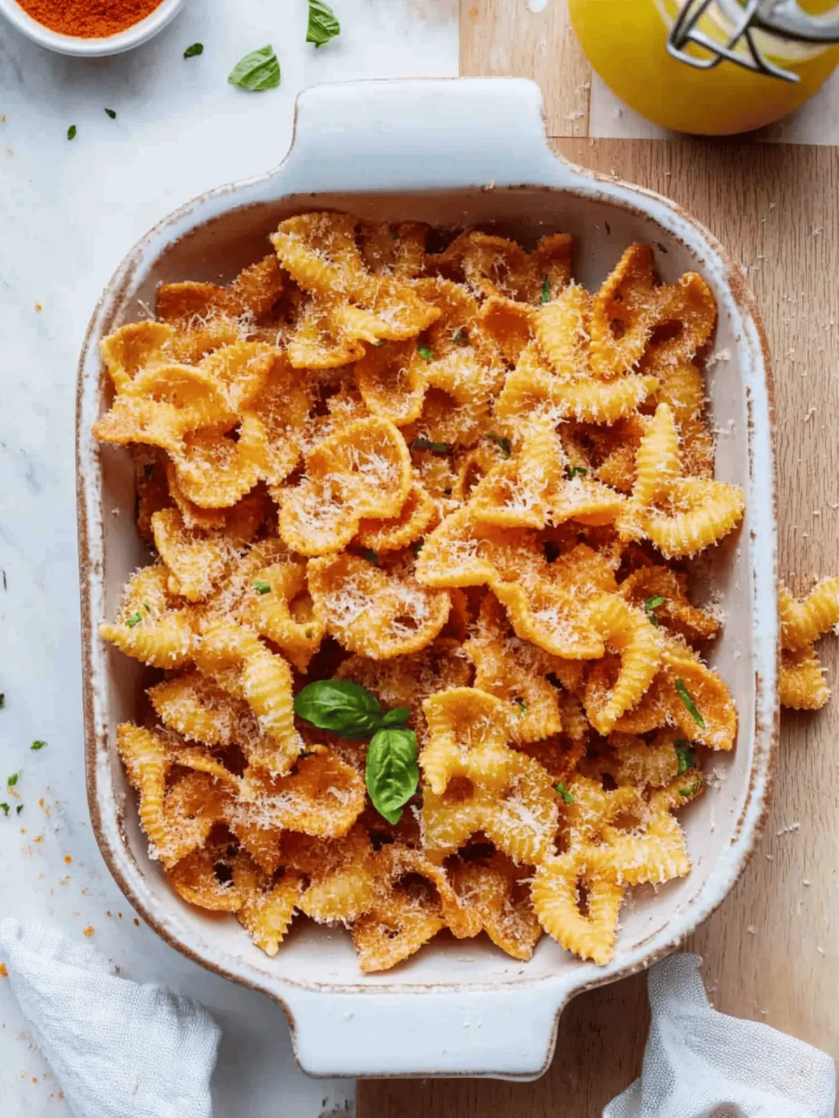 Air Fryer Pasta Chips