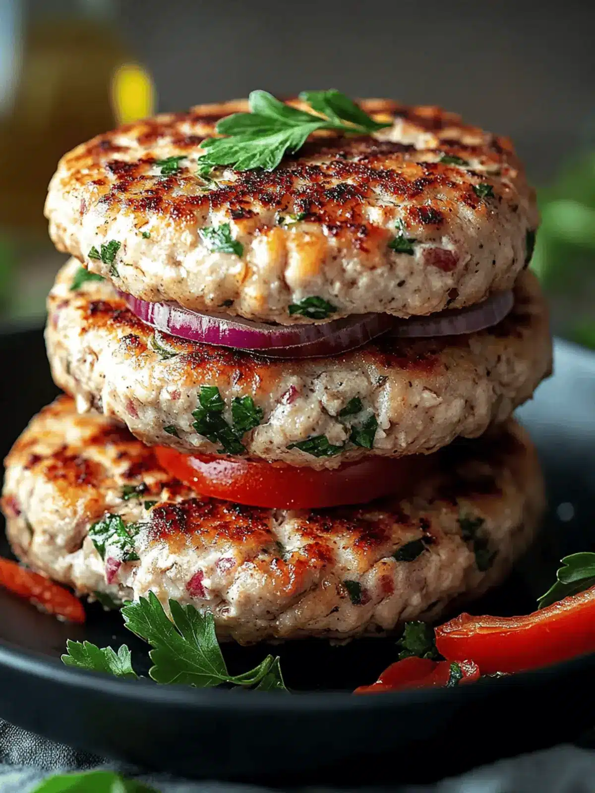 Greek Chicken Burgers