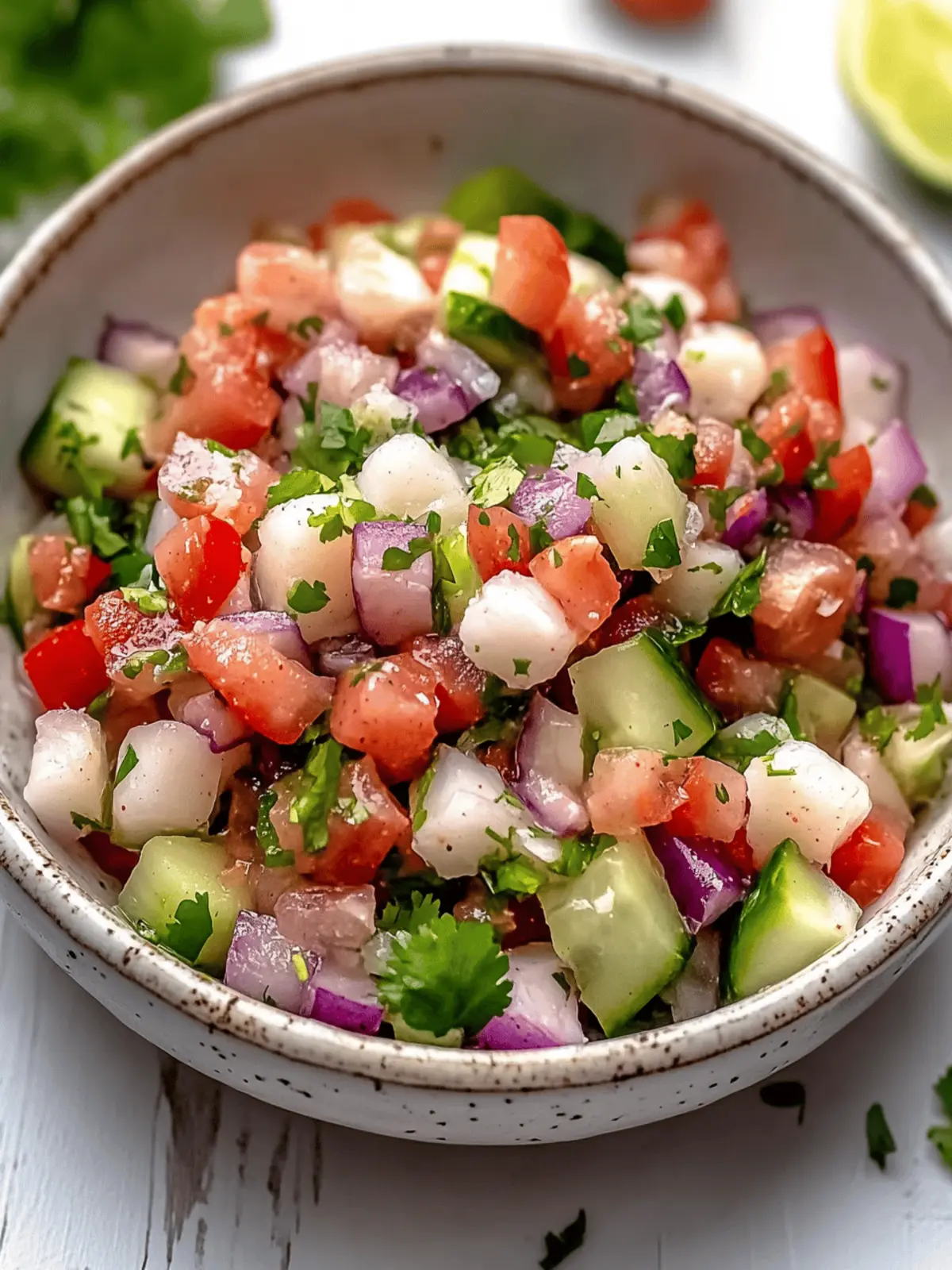 Delicious Authentic Mexican Ceviche