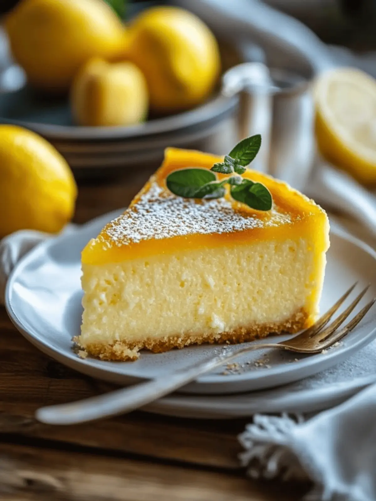 Traditional Irish Lemon Pudding Cake
