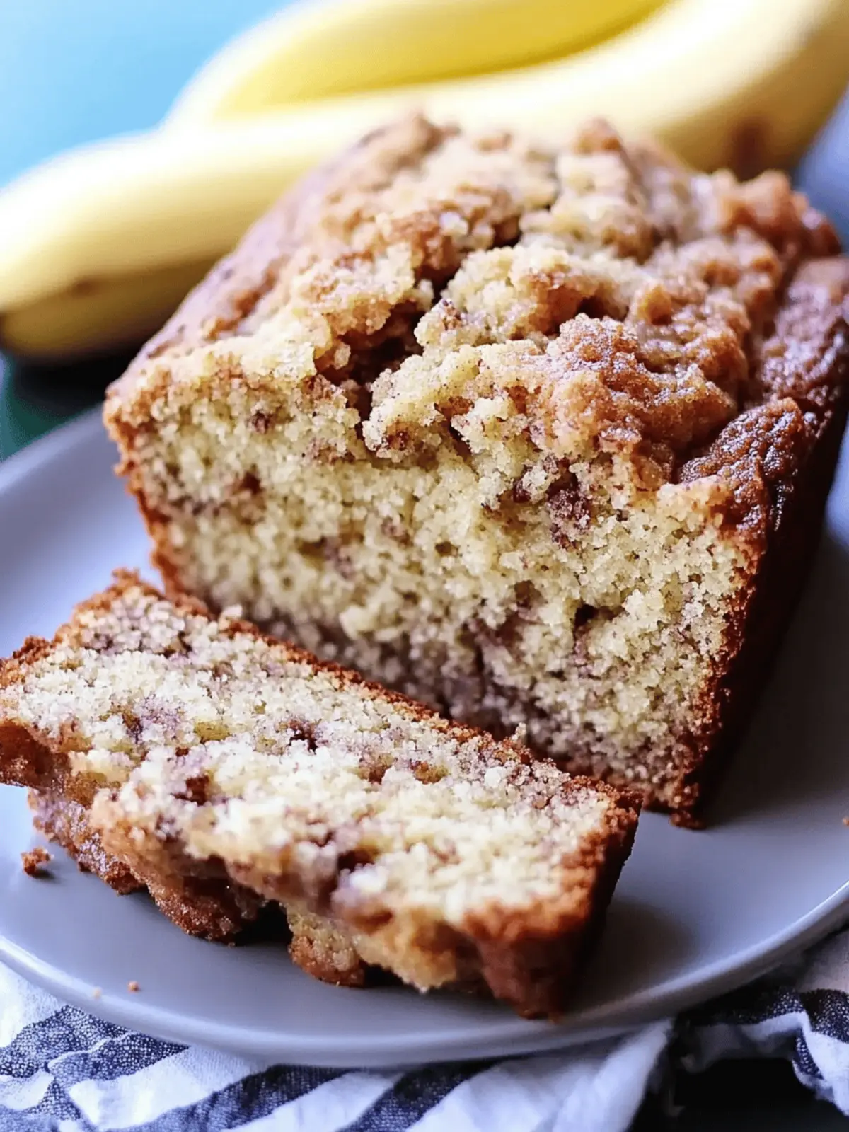 Coffee Cake Banana Bread