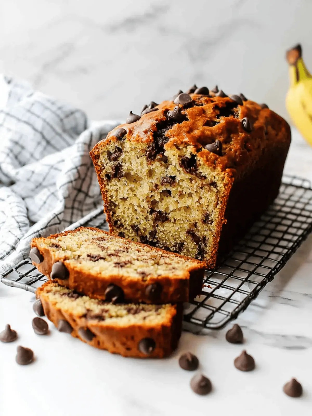 One Bowl Chocolate Chip Banana Bread