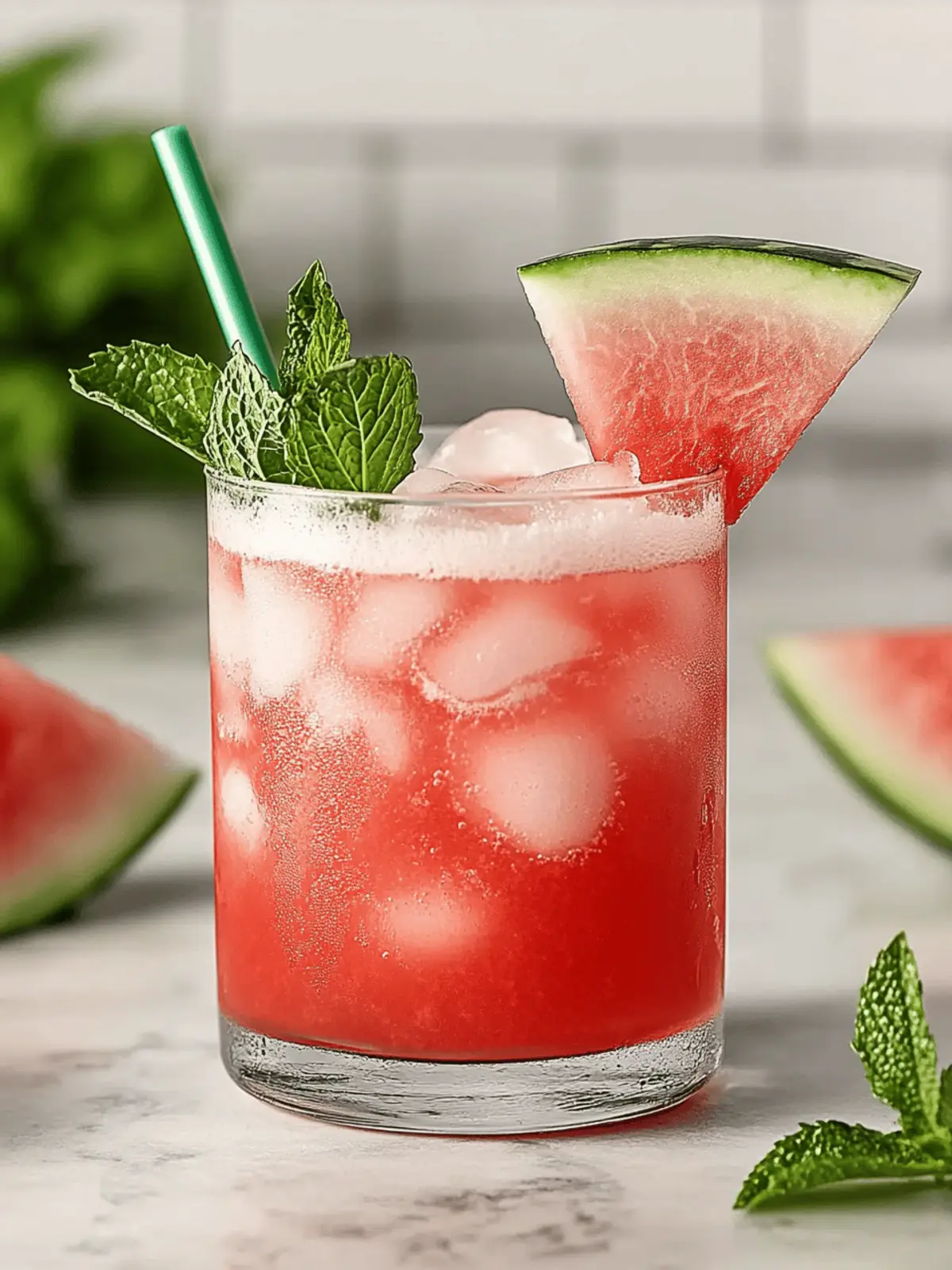 Watermelon Mojito Mocktail