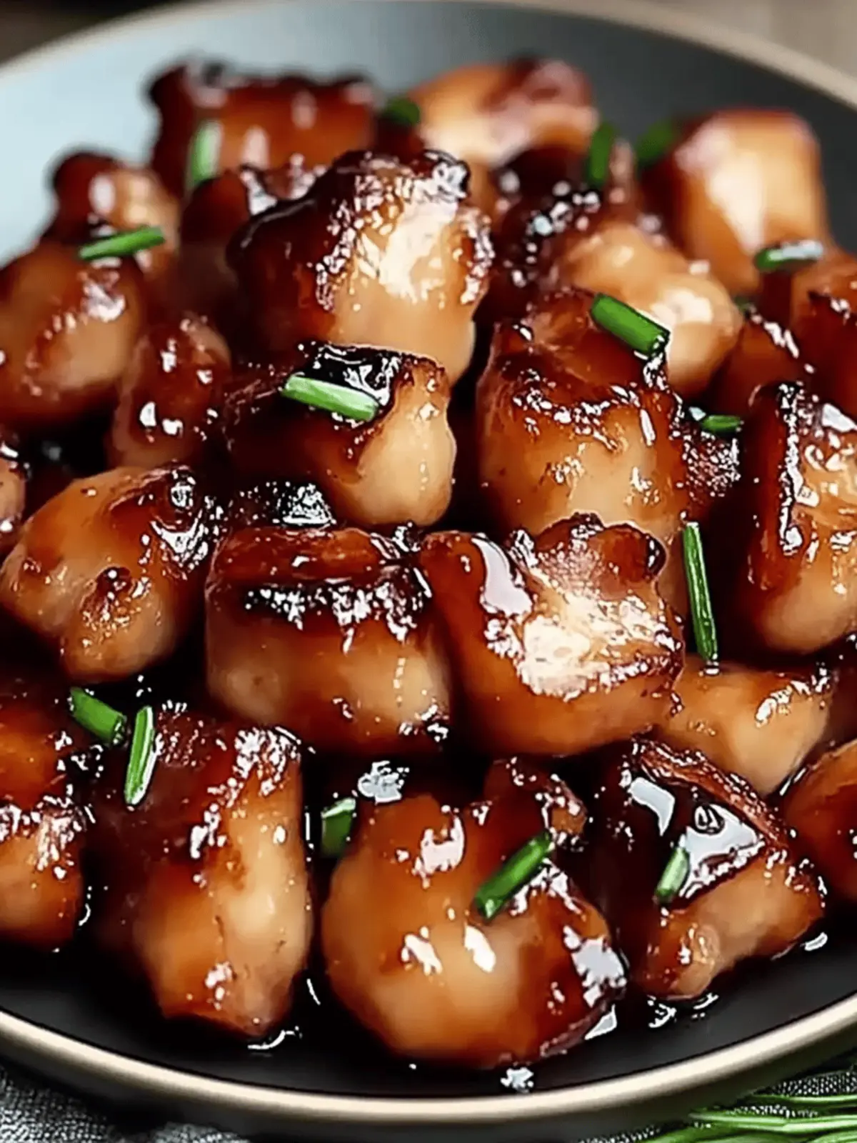 Maple Glazed Bacon Chicken Bites
