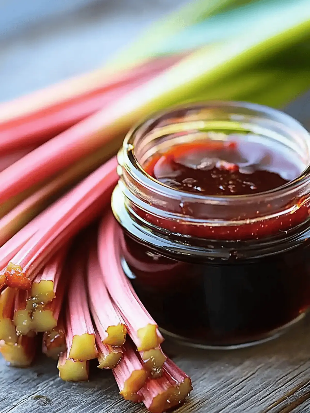 Rhubarb Balsamic Reduction