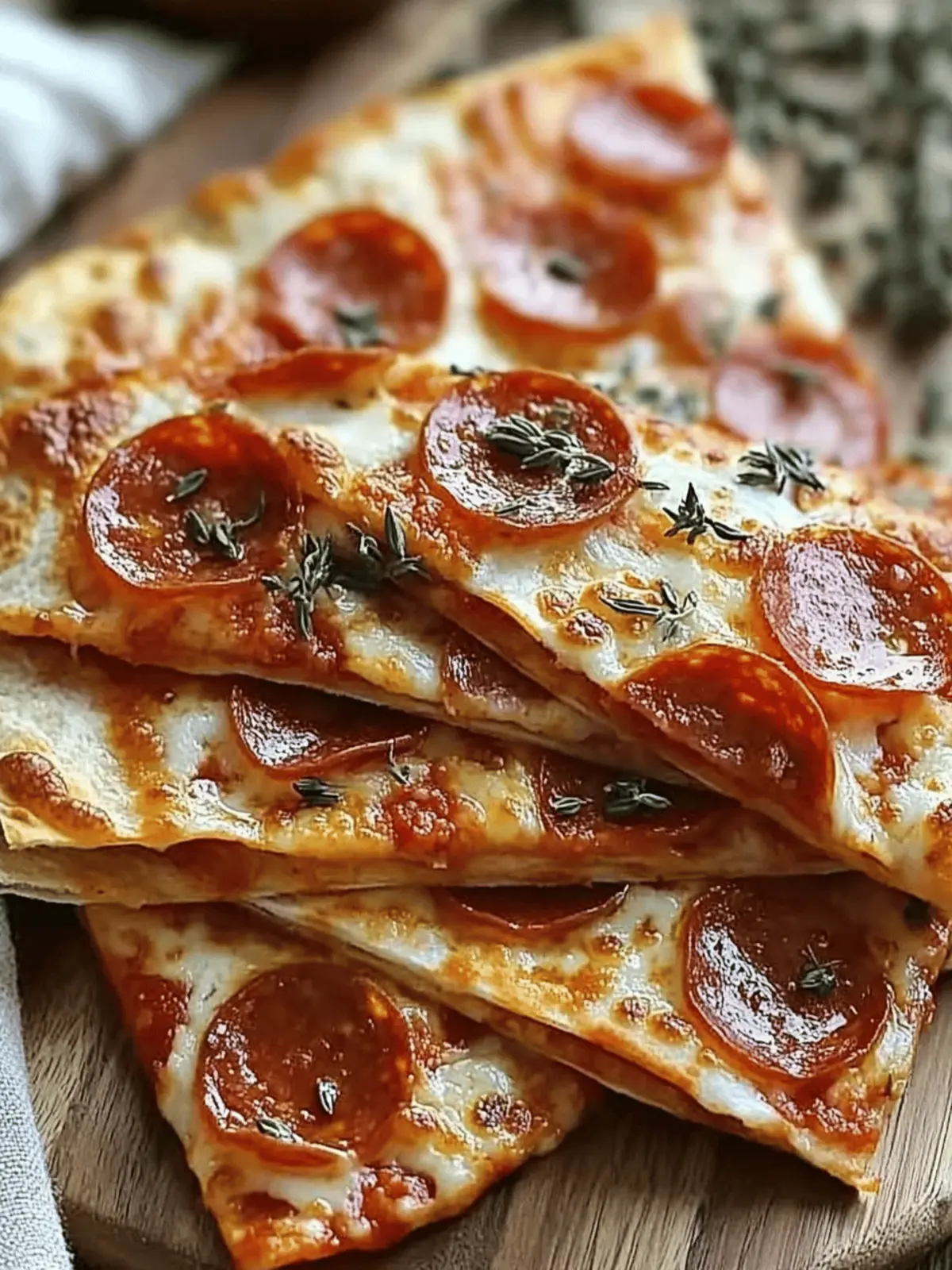 Pepperoni Pizzadillas