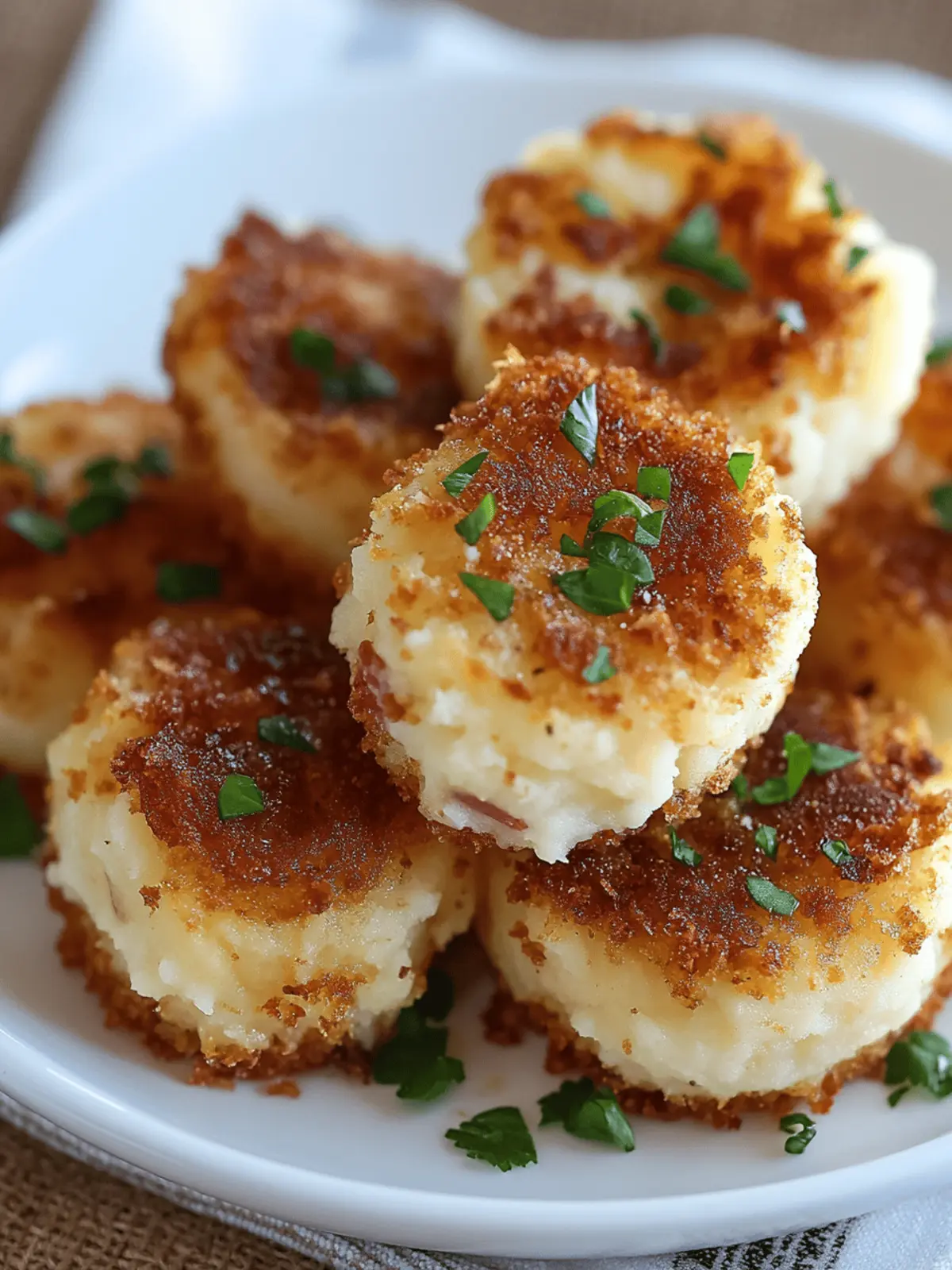 Loaded Mashed Potato Bites