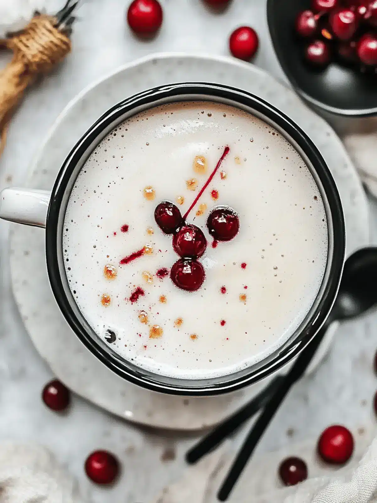Cherry Vanilla Tea Latte