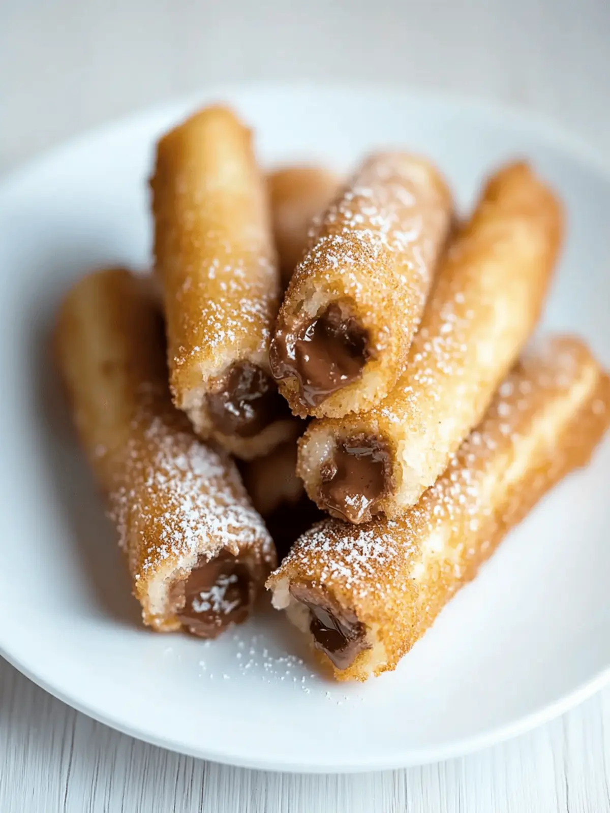 Nutty Churro Bites with Nutella