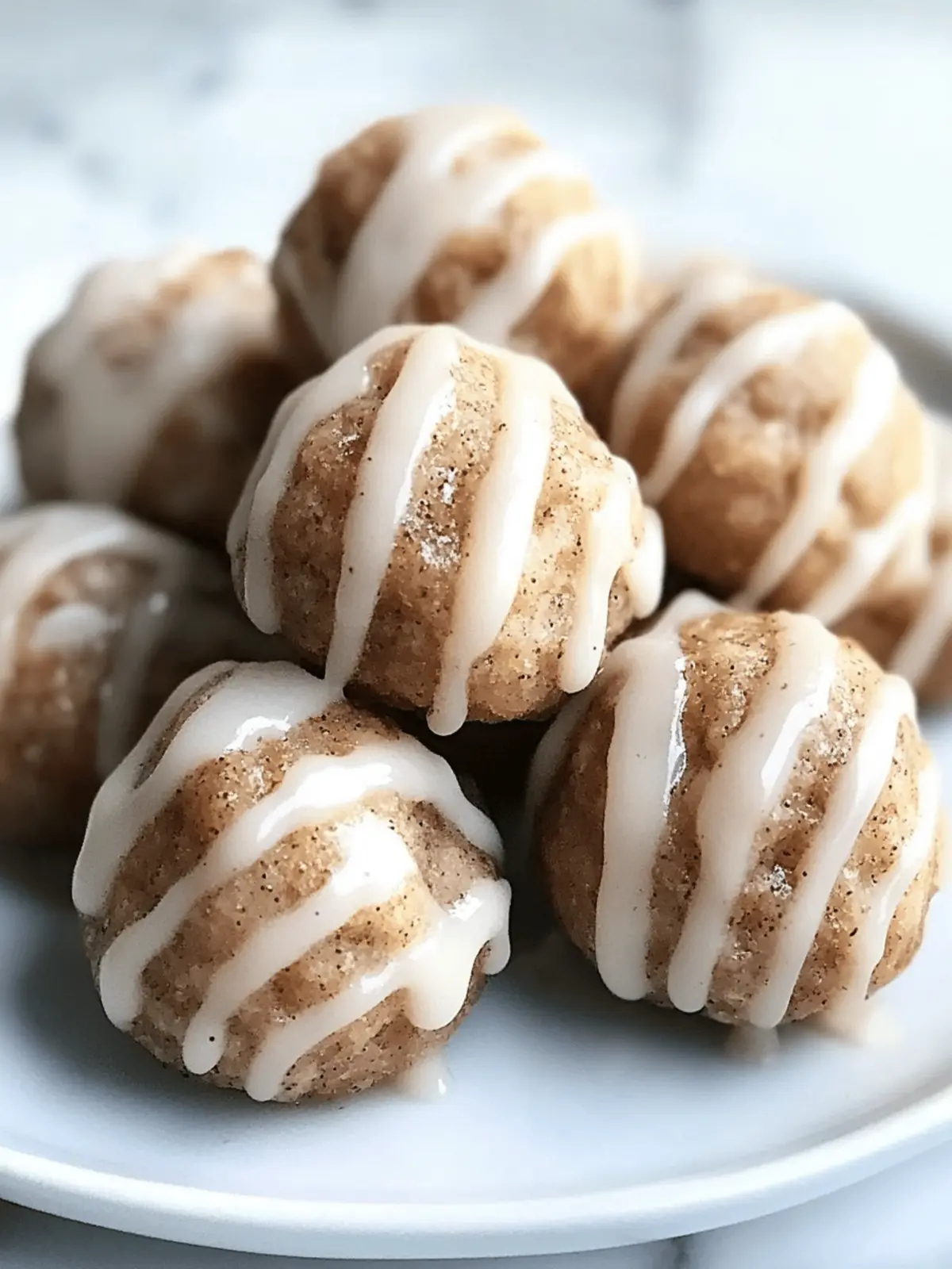 Cinnamon Roll Protein Bites