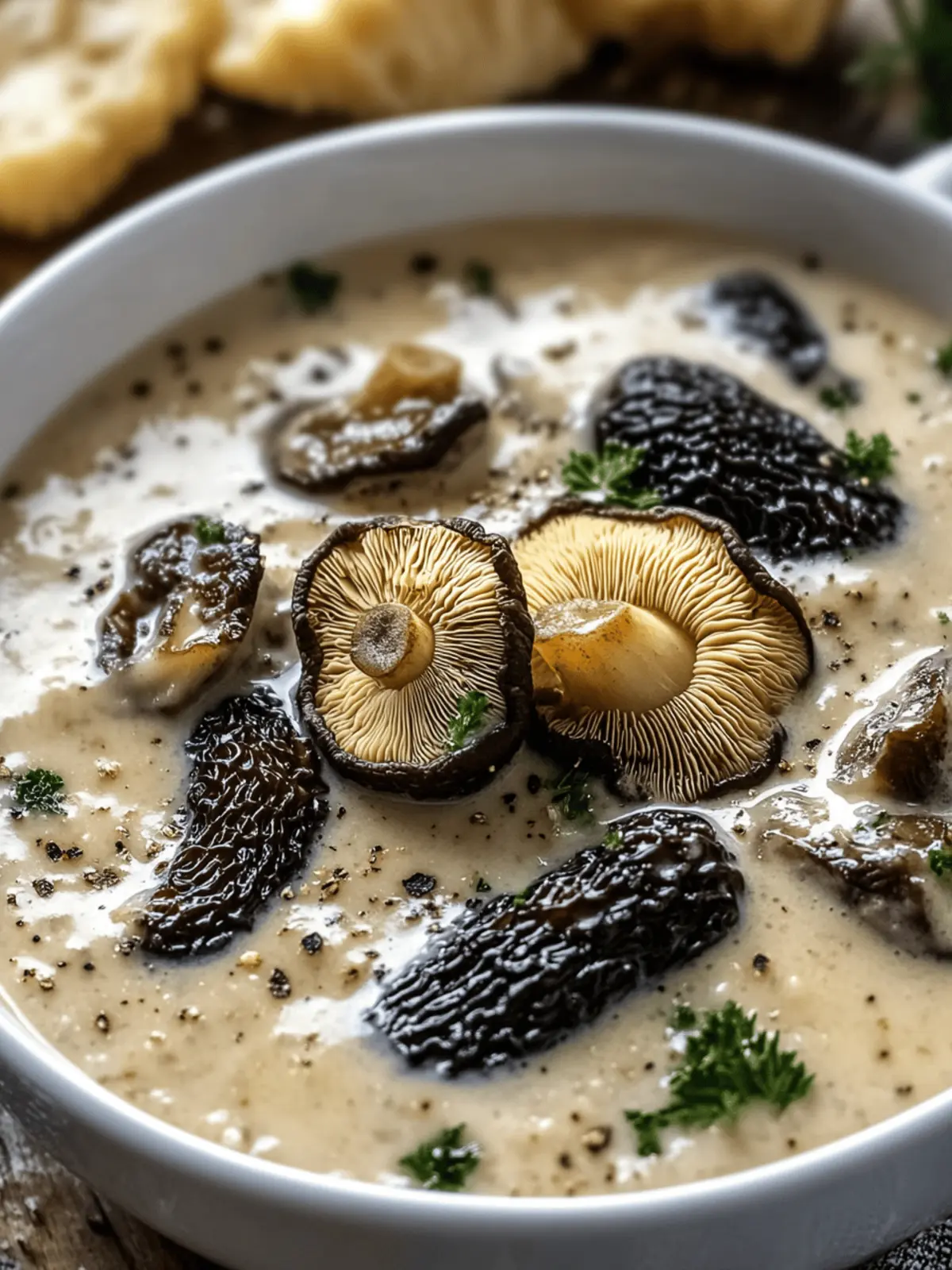 Morel Mushroom Cream Sauce