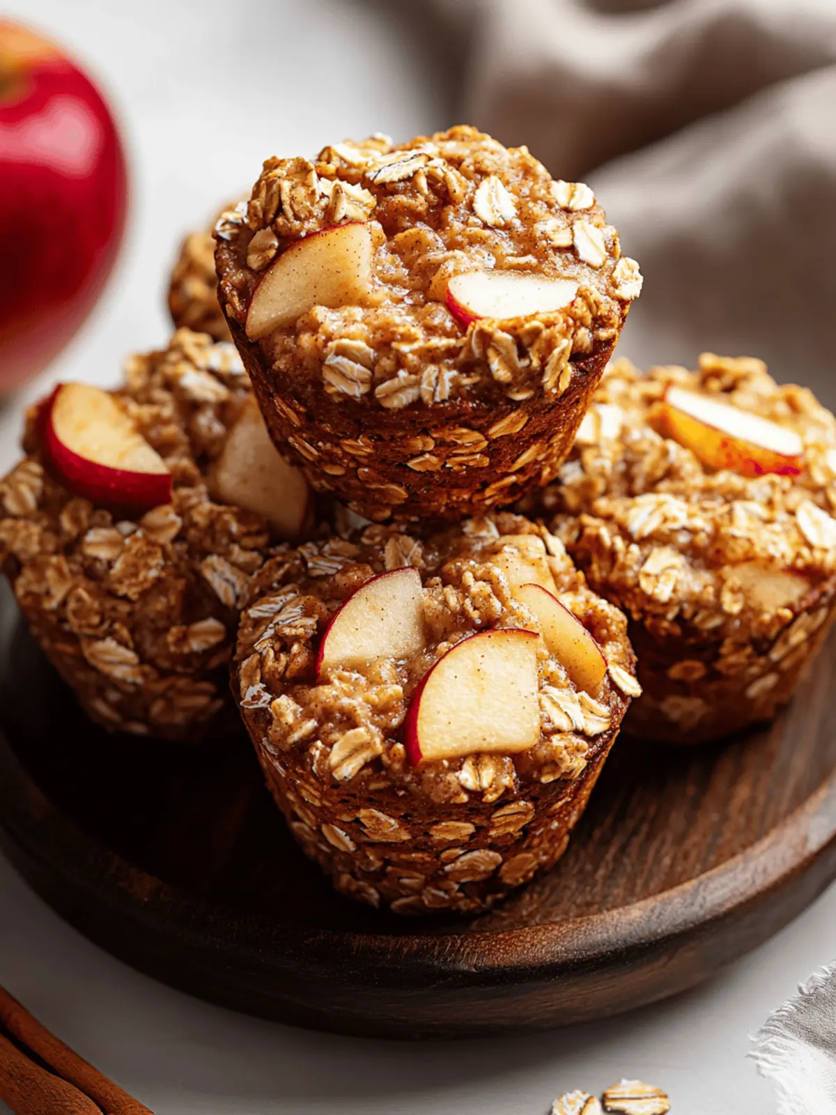 Apple Cinnamon Oatmeal Cups