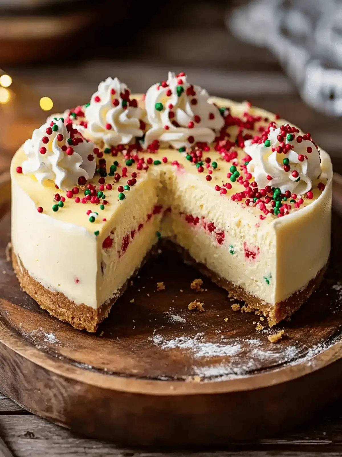 Sugar Cookie Cheesecake