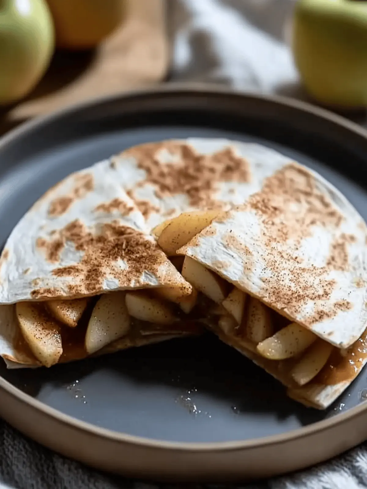 Apple Cinnamon Breakfast Quesadillas: A Tasty Start!