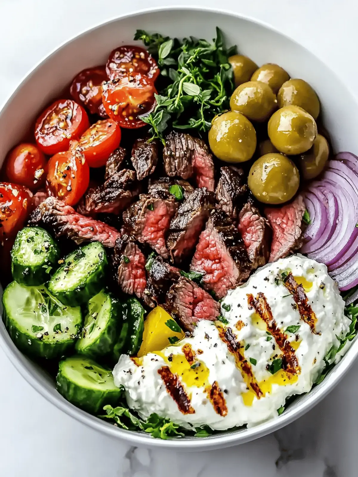 Mediterranean Steak Bowl