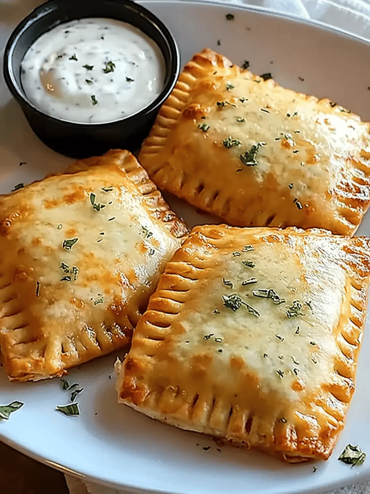 Football Pizza Pockets