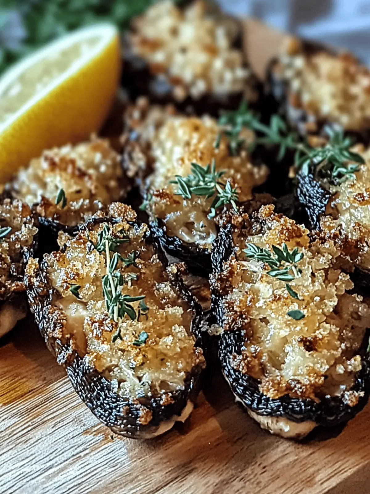 Stuffed Morel Mushrooms